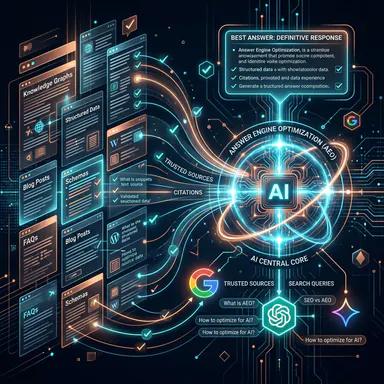 Article illustration: AI Search Optimization Guide (AEO): How to Get Cited by ChatGPT and Gemini