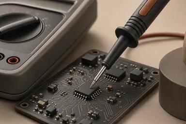Article illustration: How to test an IC with a multimeter