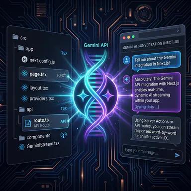 Article illustration: How to Integrate Gemini 1.5 Pro API in Next.js (App Router)