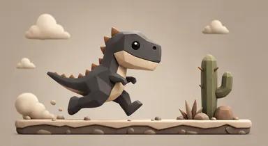 Game illustration: Dino Runner Game