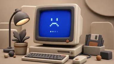 Utility illustration: Windows Blue Screen of Death Simulator