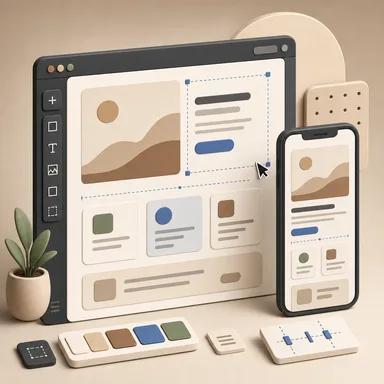 Utility illustration: Free Online Web and Mobile Design Creator